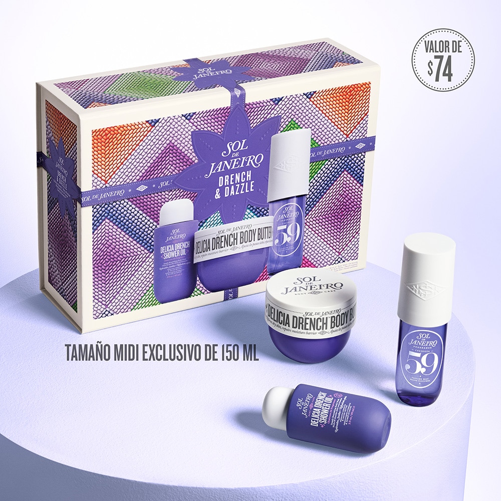 DRENCH & DAZZLE DELÍCIA DRENCH BODY ROUTINE GIFT SET (SET DE RUTINA CORPORAL)